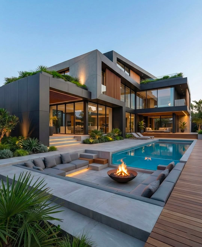 Biệt thự phố 2 tầng, sống xanh  nơi phố thị